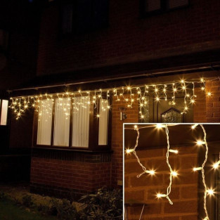 Instalatie exterior, tip turturi,120 led, 5.5 m 2