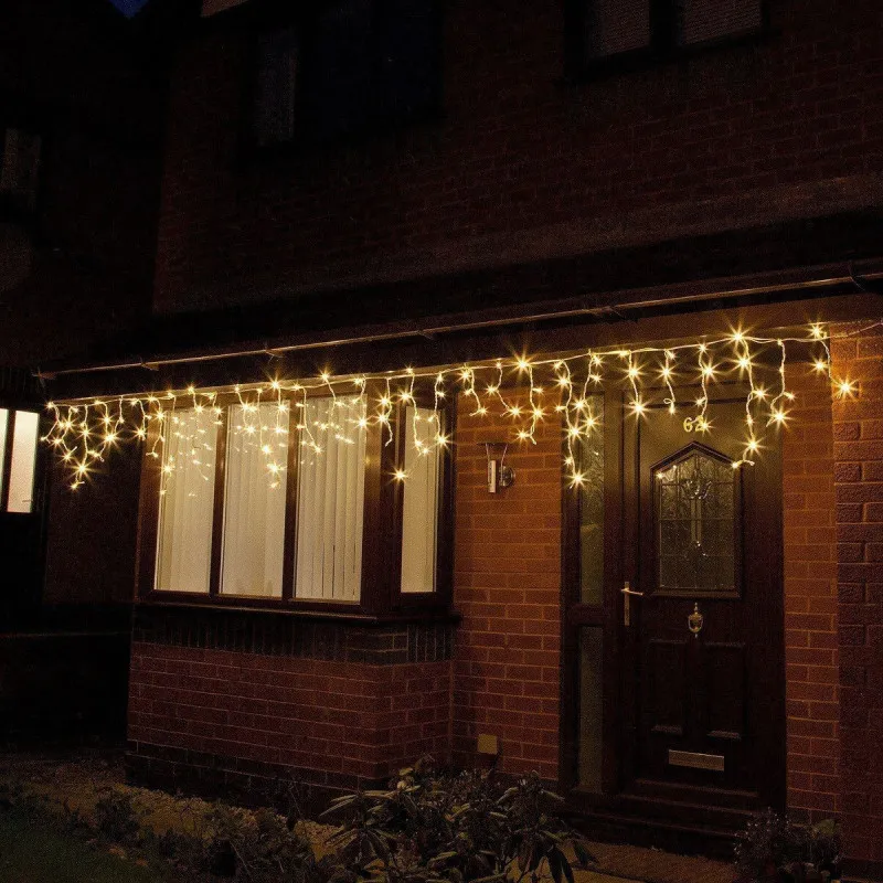 Instalatie exterior, tip turturi,120 led, 5.5 m