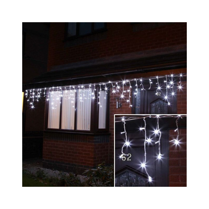 Instalatie exterior, tip turturi,120 led, 5.5 m