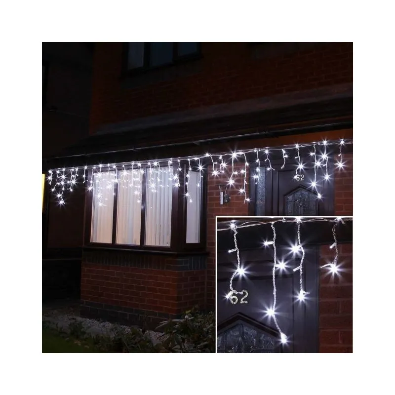Instalatie exterior, tip turturi,120 led, 5.5 m