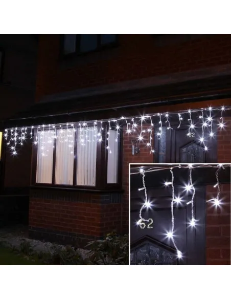 Instalatie exterior, tip turturi,120 led, 5.5 m