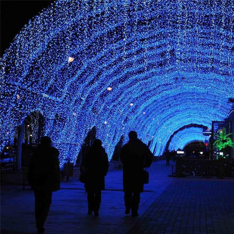 Instalatie exterior, tip turturi,120 led, 5.5 m