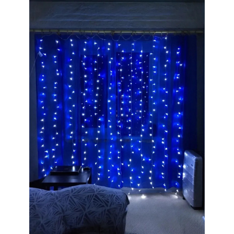 Instalatie tip perdea 3x2.8m, exterior-interior