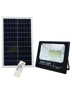 Proiector Solar Jortan 100W cu Panou 35x30cm, Acumulator 12000mAh si Telecomanda, IP66