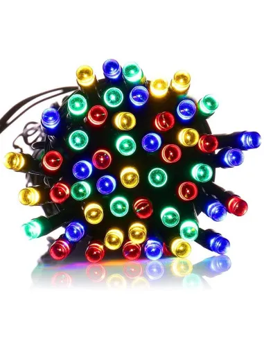 Set 2 x Instalatie LED pentru exterior cu incarcare solara, multicolor