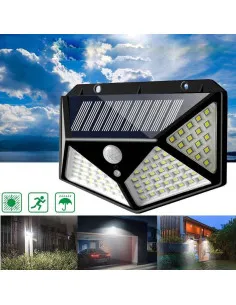 Cumpara Set 10 x Lampa 100 LED cu panou solar 2