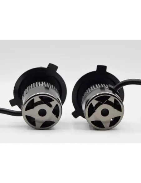 Set 2 becuri LED auto R6 H4 80W - 4000Lm 6000k
