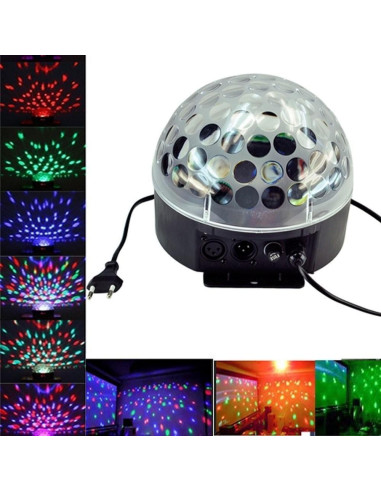 Glob Disco Led cu telecomanda si Redare Audio MP3 + Stick cadou