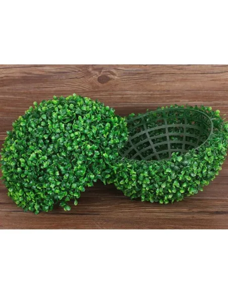 Sfera artificiala de cimisir, 23 cm verde