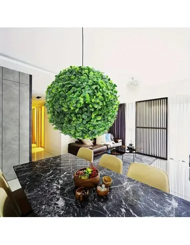 Sfera artificiala de cimisir, 23 cm verde