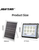 Proiector LED 400W cu panou solar, exterior IP 66, telecomanda, Jortan 2021