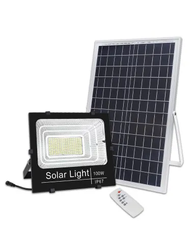 Proiector Solar 50W | Panou 35x23cm | 6000mAh | Aluminiu