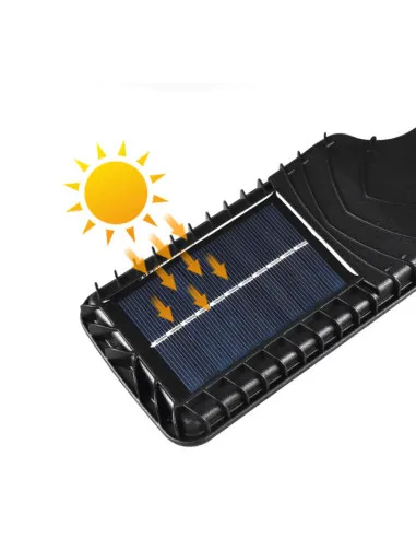 Set 5 x Lampi Solare de Perete cu 72 LED-uri, 50W, 3 Moduri de Functionare, Telecomanda, Senzor de Miscare si Lumina
