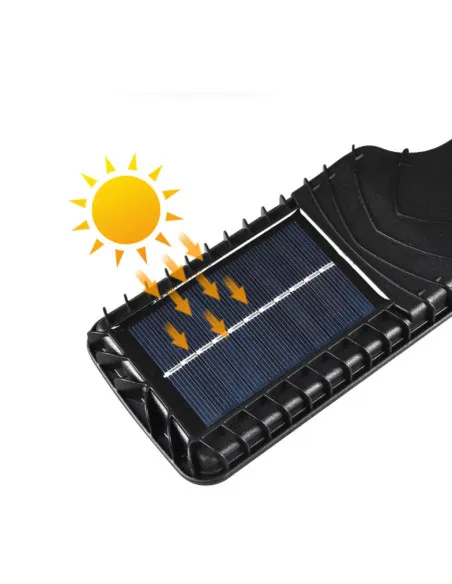 Set 5 x Lampi Solare de Perete cu 72 LED-uri, 50W, 3 Moduri de Functionare, Telecomanda, Senzor de Miscare si Lumina