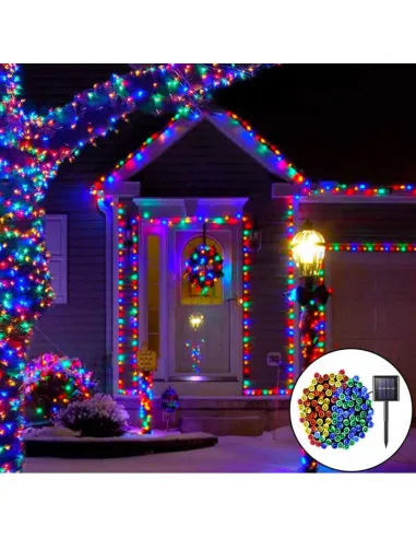 Set 2 x Instalatie LED pentru exterior cu incarcare solara