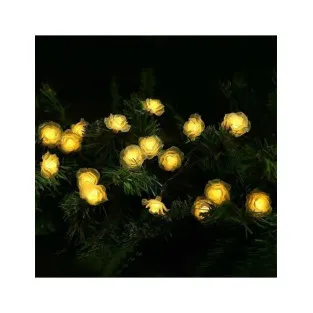 Set 2 x Instalatie solara 50 LED trandafiri