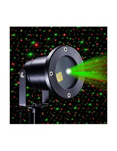 Proiector cu telecomanda laser motion pentru exterior/interior
