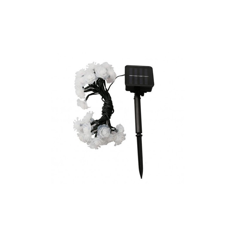 Set 2 x Instalatie solara 50 LED trandafiri