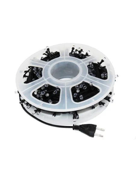 Instalatie LED rola, 50m , 300 LED-uri mari tip diamant, diverse culori