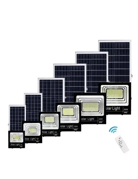 Proiector Solar LED Jortan 50-1200W Senzor IP65