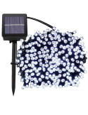 Set 2 x Instalatie solara 100 LED - ALB red-mag.ro