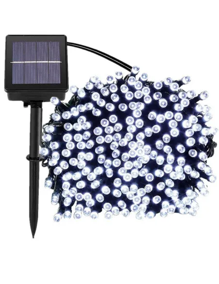 Set 2 x Instalatie solara 100 LED - ALB red-mag.ro