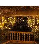 Instalație LED Exterior Premium 23.5m – 500 LED Franjuri/Turturi cu Flash