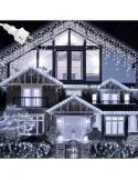 Instalație LED Exterior Premium 23.5m – 500 LED Franjuri/Turturi cu Flash