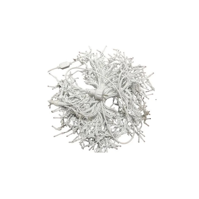 Instalație LED Exterior Premium 23.5m – 500 LED Franjuri/Turturi cu Flash