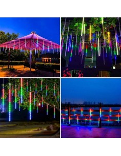 Instalatie tub luminos tip meteorit 2