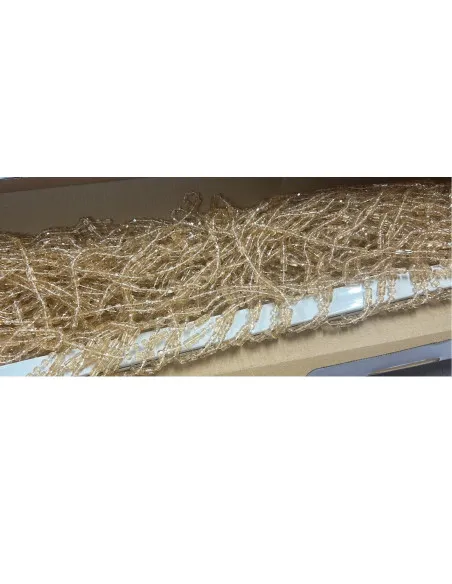 Perdea Muste, Plastic, PVC, cu Bara