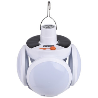 Lampa solara, pliabila, prindere carlig cu 5 moduri de iluminare culoare alb