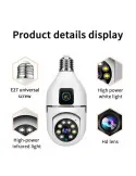 Camera dubla de supraveghere in bec, Wi-Fi Jortan, JTZ-9696, night vision + Card memorie 32gb