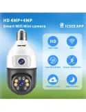 Camera dubla de supraveghere in bec, Wi-Fi Jortan, JTZ-9696, night vision + Card memorie 32gb
