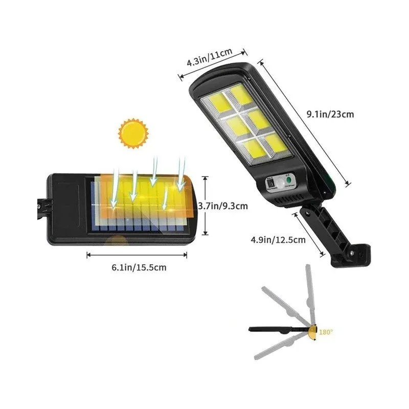 Cumpara Set 4 x Lampa solara 8 celule, cu