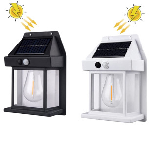 Set 4 x Lampa solara led de perete cu senzor de miscare fara fir 3w
