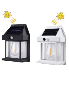 Set 4 x Lampa solara led de perete cu senzor de miscare fara fir 3w