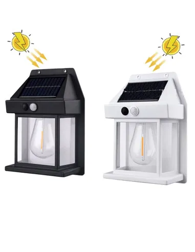 Set 4 x Lampa solara led de perete cu senzor de miscare fara fir 3w