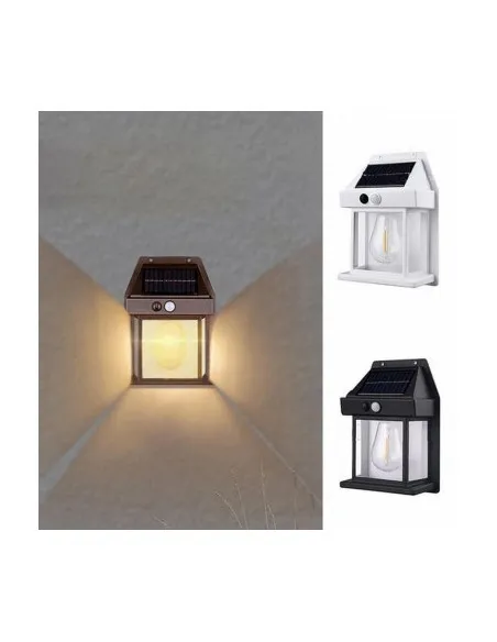 Set 4 x Lampa solara led de perete cu senzor de miscare fara fir 3w