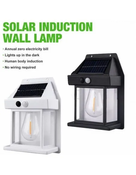 Set 4 x Lampa solara led de perete cu senzor de miscare fara fir 3w