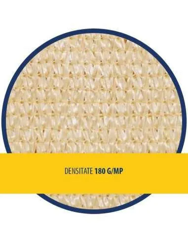 Cumpara Copertină de Umbrire 3x3 m, Crem, 180