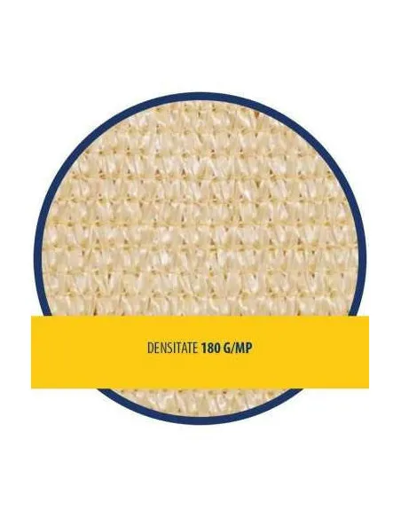 Cumpara Copertină de Umbrire 3x3 m, Crem, 180