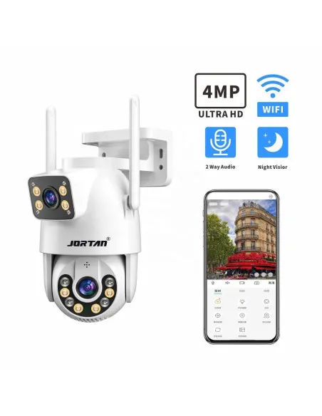 Camera video dubla 360 WiFi , Jortan 6MP, JTZ-9697 + CARD 32 GB