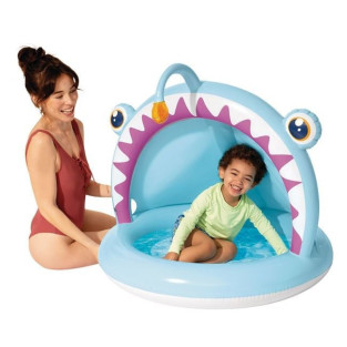 Piscina copii model pestisor 127x102x86cm bleu 2