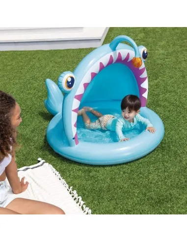 Piscina copii model pestisor 127x102x86cm bleu