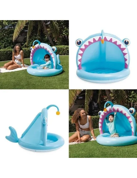 Piscina copii model pestisor 127x102x86cm bleu