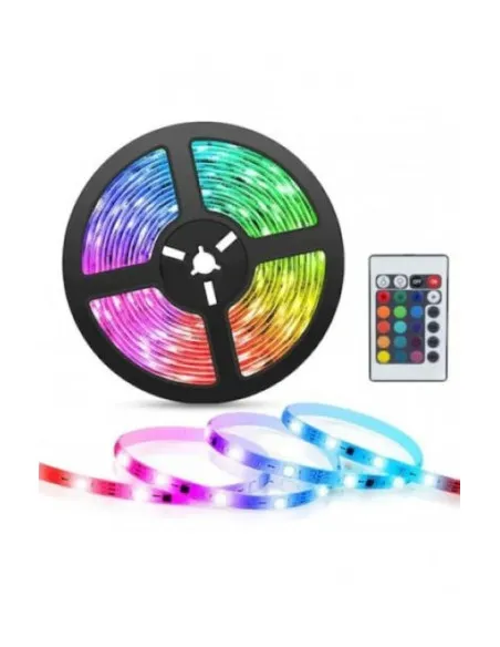 Set 4 x Banda led rgb , culoare multicolor cu telecomanda 5 M