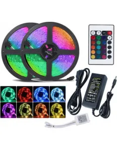 Banda RGB 5M LED, cu telecomanda si joc de lumini 2