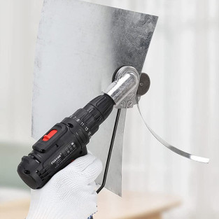 Adaptor bormasina pentru taiat tabla si materiale feroase