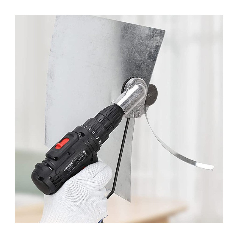 Adaptor bormasina pentru taiat tabla si materiale feroase